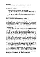 CHƯƠNG 1 KHÁI QUÁT VỀ LUẬT THƯƠNG MẠI VIỆT NAM | Đại học Kinh tế Kỹ thuật Công nghiệp