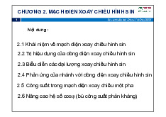 Bài giảng chương 2 Kỹ thuật điện thầy tú
