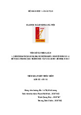 Tiểu luận Vận Dụng Mối Quan Hệ Nguyên Nhân và Kết Quả | Môn Triết học Mác - Lênin - Đại học Bách Khoa Hà Nội