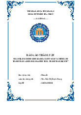 Phân tích mô hình kinh doanh của FPT | Bài thảo luận thương mại điện tử căn bản