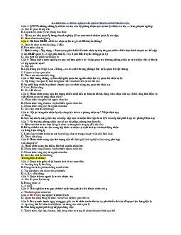 Tổng hợp trắc nghiệm Quản trị nhân lực | Đại học Kỹ thuật - Công nghệ Cần Thơ