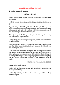 Đọc: Những vết đinh lớp 4 trang 14 Cánh Diều
