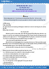 Đề thi giữa học kì II - Đề số 2 môn Tiếng Việt Lớp 3 | Bộ sách kết nối tri thức và cuộc sống