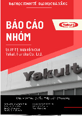Báo cáo quản trị mua sắm - Yakult Honsha | Trường Đại học Kinh Tế, Đại học Đà Nẵng