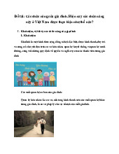 Đề tài: Các chức năng của gia đình. Hiện nay các chức năng này ở Việt Nam được thực hiện như thế nào? môn Chủ nghĩa xâ hội và khoa học   | Học viện Nông nghiệp Việt Nam