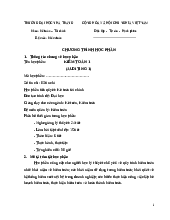 BÀI GIẢNG KIỂM TOÁN 1 CẬP NHẬT