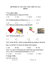Đề thi học kỳ 2 môn Toán lớp 4 năm học 2024 - 2025 | Bộ sách Chân trời sáng tạo