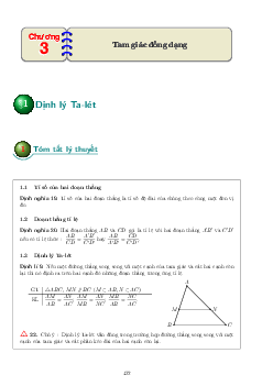 Các dạng bài tập tam giác đồng dạng