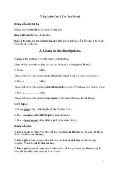 Tiếng Anh 6 Unit 1: The Real World | Explorer English