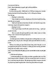 Đề cương tự luận ôn thi Triết học | Đại học Nội Vụ Hà Nội