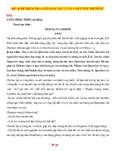 Bộ 10 Đề Kiểm Tra Giữa Học Kỳ 2 Ngữ Văn 9 Kết Nối Tri Thức 2024-2025 Có Đáp Án