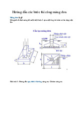 Hướng dẫn các bước thi công móng đơn | Môn Tổ chức thi công 1 - Đại học Sư phạm Kỹ thuật Thành phố Hồ Chí Minh