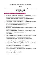 Đề luyện 4C chuẩn đầu ra - Ngữ pháp tiếng Trung | Trường Đại học Ngoại ngữ, Đại học Quốc gia Hà Nội