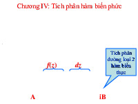 Bài giảng Chương 4: Tích phân hàm biến phức môn Toán cao cấp | Trường Đại học Tài chính - Ngân hàng Hà Nội
