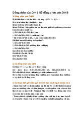 Đồng phân của C4H8. Số đồng phân của C4H8