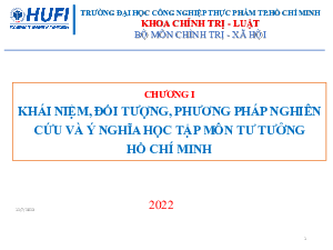 Bài giảng Tư tưởng Hồ Chí Minh Trường ĐH Bách Khoa Hà Nội