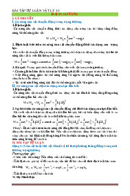 Bài tập tự luận Vật lý 10 bài 27 Cơ Năng (có lời giải chi tiết)