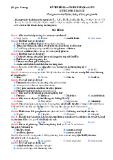 Đề KSCL thi tốt nghiệp môn Hóa 2025 THPT Đội Cấn lần 2 có đáp án