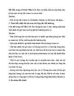 Giải SGK Địa lý 8 bài 9: Thổ nhưỡng Việt Nam | Kết nối tri thức