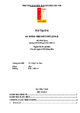 Hệ thống điện mặt trời áp mái | Môn Hệ thống điện - Đại học Bách Khoa Hà Nội