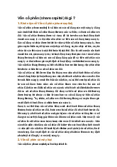 Vốn cổ phần (share capital) là gì ?