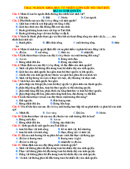 Trắc nghiệm KHTN 8 Kết nối tri thức bài 45 Sinh quyển (có đáp án)