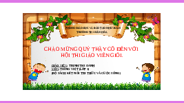 Giáo án điện tử Tiếng Việt 1 Tập 2 Bài 3 Kết nối tri thức: Ôn tập