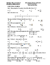 Đề cương giữa kì 1 Toán 7 năm 2024 – 2025 trường THCS Văn Quán – Hà Nội