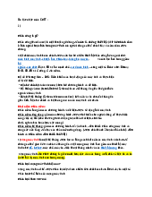 Ôn tập nhập môn - Công nghệ thông tin | Trường Đại học Kiến trúc Hà Nội