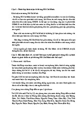 Khái Niệm và Vai Trò Lịch Sử - Tìm Hiểu Từ Khía Cạnh Học Thuật | Môn Tư tưởng Hồ Chí Minh - Đại học Sư phạm Thành phố Hồ Chí Minh