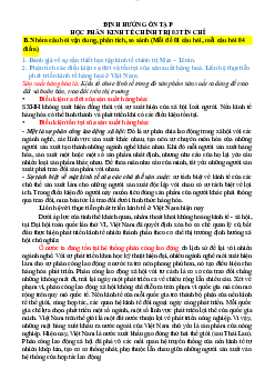 Nhóm câu hỏi vận dung, phân tích, so sánh về Kính tế chính trị Mác | Đại học Sư Phạm Hà Nội