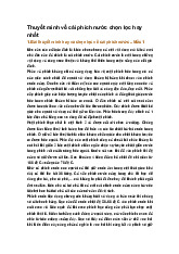 Thuyết minh về cái phích nước chọn lọc hay nhất