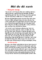 Phân tích phim "Mùi đu đủ xanh" (1993) của Trần Anh Hùng