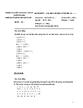 Đề thi có đáp án học phần Cấu trúc dữ liệu và thuật toán | Trường Đại học Sư phạm Kỹ thuật Thành phố Hồ Chí Minh