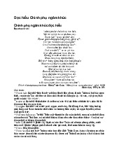 Đọc hiểu Chinh phụ ngâm khúc - Ngữ văn 9