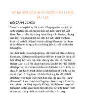 Sự ra đời của nhà nước Văn Lang - lịch sử và cấu trúc tổ chức môn Lịch sử Việt Nam | Trường Đại học Sư phạm Thành phố Hồ Chí Minh