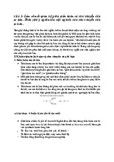 Bài Tập Lớn Phân Tích Tuần Hoàn và Chu Chuyển Tư Bản | Môn Kinh tế chính trị Mác-Lênin - Đại học Kinh Tế Quốc Dân