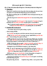 Đề cương ôn tập Môn Kinh tế chính trị Mác-Lenin | Đại học Bách Khoa Hà Nội