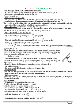 TOP 36 câu trắc nghiệm ôn tập chương cảm ứng điện từ (có đáp án)