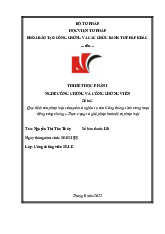 Quy định của pháp luật về quyền và nghĩa vụ của Công chứng viên trong hoạt động công chứng – Thực trạng và giải pháp hoàn thiện pháp luật