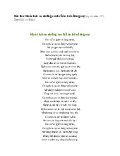 Bài thơ Khúc hát ru những em bé lớn trên lưng mẹ - Ngữ văn 9