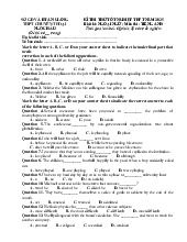 Đề thi thử tốt nghiệp môn Anh năm 2025 Chuyên Thoại Ngọc Hầu giải chi tiết