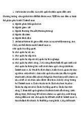 60 câu ôn tập - Môn quản trị học - Đại Học Kinh Tế - Đại học Đà Nẵng