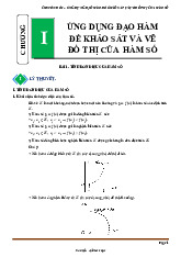Chuyên đề tính đơn điệu và cực trị của hàm số từ cơ bản đến nâng cao
