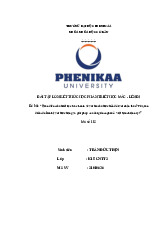 Quan điểm của triết học Mác Lênin về vai trò của thực tiễn đối với nhận thức? Từ quan điểm đó liên hệ với thực trạng và giải pháp xóa đói giảm nghèo ở Việt Nam hiện nay? | Bài tập lớn kết thúc học phần Triết học Mác - Lênin | Trường Đại học Phenikaa