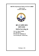 Đồ án môn học cơ điện tử thiết kế hệ thống đo | Trường Đại học Kỹ thuật công nghiệp Thái Nguyên