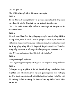 Soạn bài Chữ người tử tù | Ngữ văn 11 Cánh diều