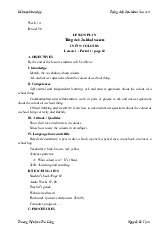 Giáo án môn Tiếng anh lớp 3 - Unit 9: Colours | Bộ sách Global Success | Tiểu học ( Chương trình mới)