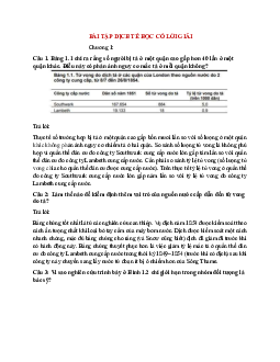Bài tập ôn tập môn Dịch tễ học nội dung theo từng chương có lời giải | Đại học Y dược thành phố Hồ Chí Minh