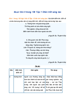 Soạn bài Thực hành tiếng Việt trang 138 | SGK Ngữ Văn 9 Chân trời sáng tạo (Tập 1)